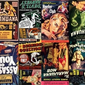 Marijuana Pulp Fiction Novels