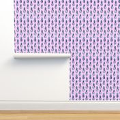 Indigo pineapples on pink || cute tropical pattern for nursery