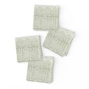 Bohemian glyph symbols tan cloth