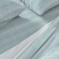 Bohemian glyph symbols light blue cloth