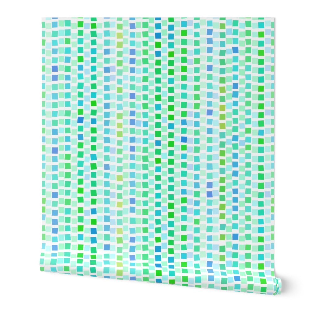 Mosaic Squares Green 600L