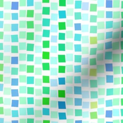 Mosaic Squares Green 600L