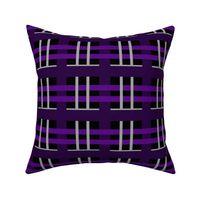 Violet and Pewter Plaid