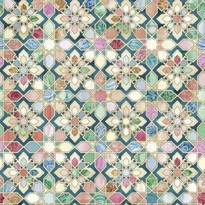 Muted Moroccan Mosaic Tiles - small version