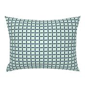 Mint Green Navy Blue Weave Simple Grid Square Texture _ Miss Chiff Designs 