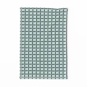 Mint Green Navy Blue Weave Simple Grid Square Texture _ Miss Chiff Designs 