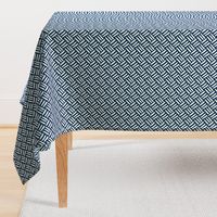 Mint Green Navy Blue Weave Simple Texture _ Miss Chiff Designs 