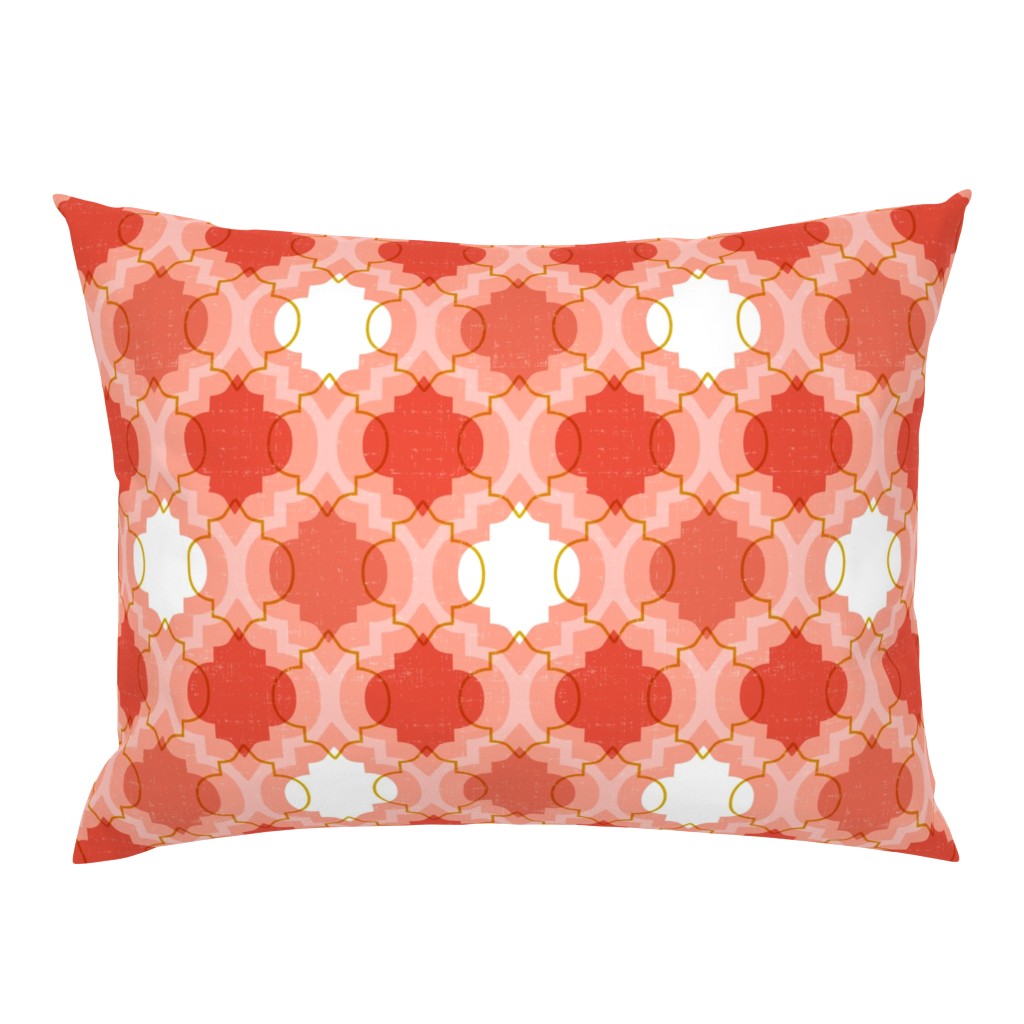 Medina - Modern Ogee Geometric Coral