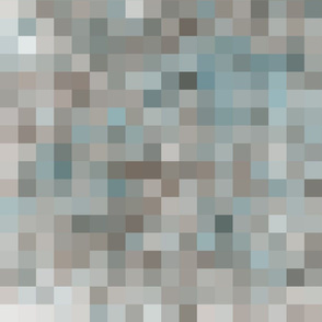 Coastal Gray/Blue Checkered Pattern