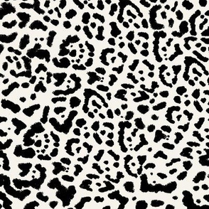 Jaguar Print Black & Cream