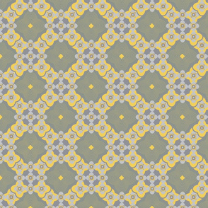 seamless pattern of lace geometric Marrakesh style