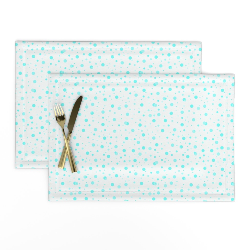 LAP Pastel Aqua Random  Dots