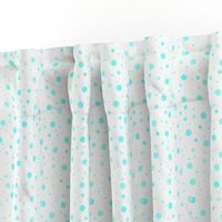 LAP Pastel Aqua Random  Dots