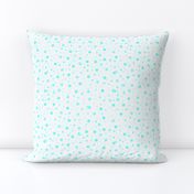 LAP Pastel Aqua Random  Dots