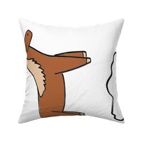 Farm plush cut and sew pillows