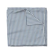 plain navy stripe french ticking stripe blue white stripe-ch