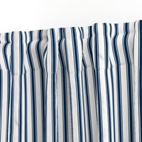 plain navy stripe french ticking stripe blue white stripe-ch