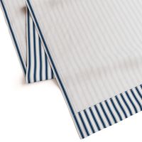 plain navy stripe french ticking stripe blue white stripe-ch