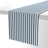 plain navy stripe french ticking stripe blue white stripe-ch