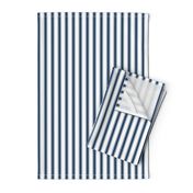 plain navy stripe french ticking stripe blue white stripe-ch