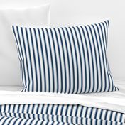 plain navy stripe french ticking stripe blue white stripe-ch