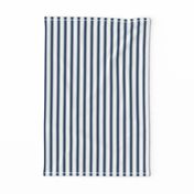 plain navy stripe french ticking stripe blue white stripe-ch