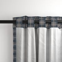 Black Forest / Bear  on gray- Plaid