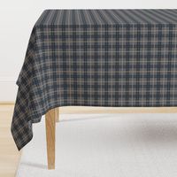 Black Forest / Bear  on gray- Plaid