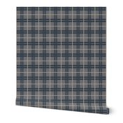 Black Forest / Bear  on gray- Plaid