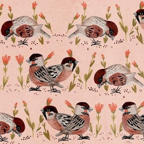 sparrow fabric