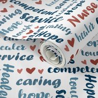 Qualities of a Nurse Typography
