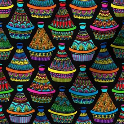 Pattern #82 - Moroccan tagines at the souk  