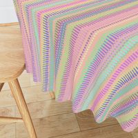 Boardwalk Stripes Pastel on Blush 300L