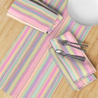 Boardwalk Stripes Pastel on Blush 300L