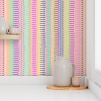 Boardwalk Stripes Pastel on Blush 300L