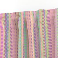 Boardwalk Stripes Pastel on Blush 300L