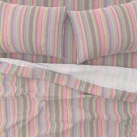 Boardwalk Stripes Pastel on Blush 300L