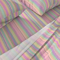 Boardwalk Stripes Pastel on Blush 300L