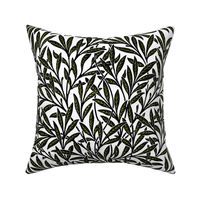 Willow ~ Black and White and Usurper reverse ~ William Morris 