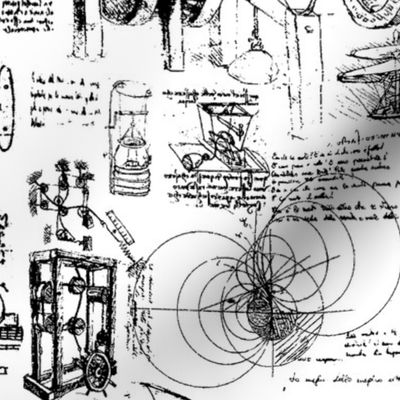 Da Vinci's Sketchbook // Large
