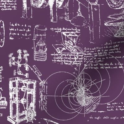 Da Vinci's Sketchbook // Finn Violet // Large