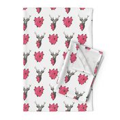 Buck & Bloom Boho Deer & Roses