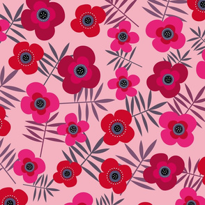 Pink Floral Flower 