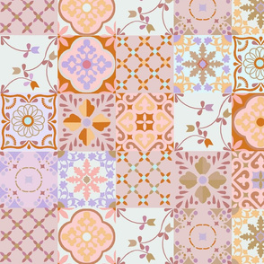 spanish tiles pink