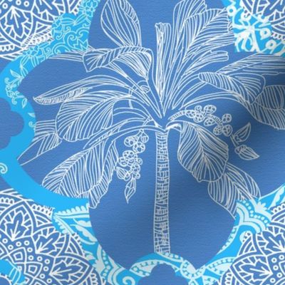 Marrakesh Oasis Cornflower Blue