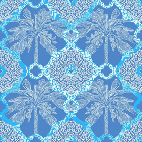 Marrakesh Oasis Cornflower Blue