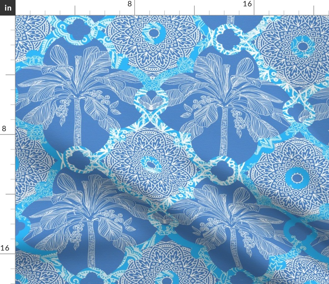 Marrakesh Oasis Cornflower Blue