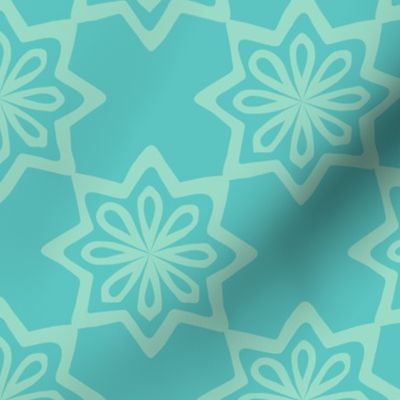 Moroccan Tile - Mint, Turquoise