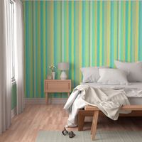 Boardwalk Stripes Turquoise on Gold 300L