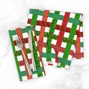 Christmas Scrap Basketweave Cheater 2